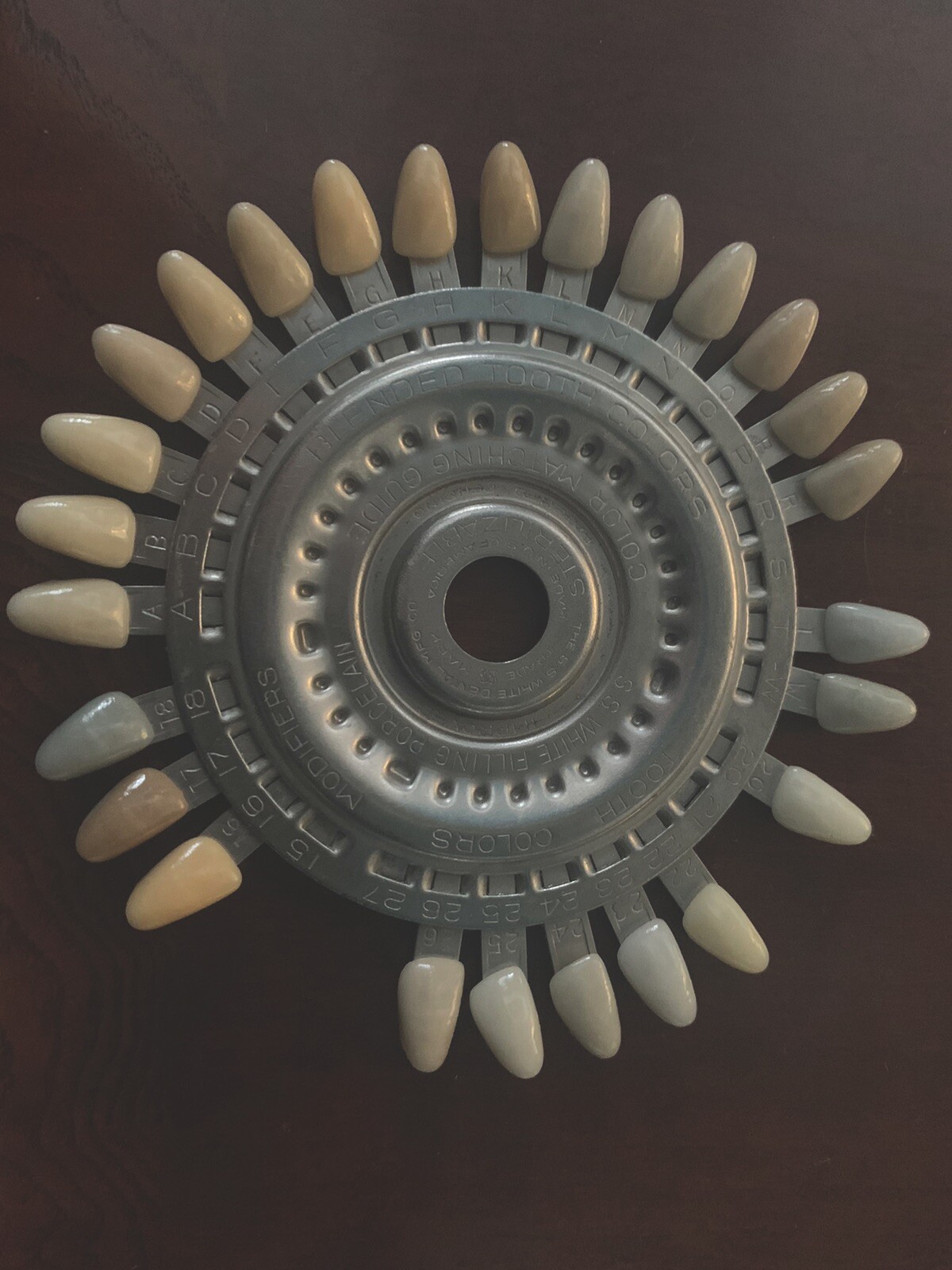 S.S.White Dental Shade Guide Partial Set