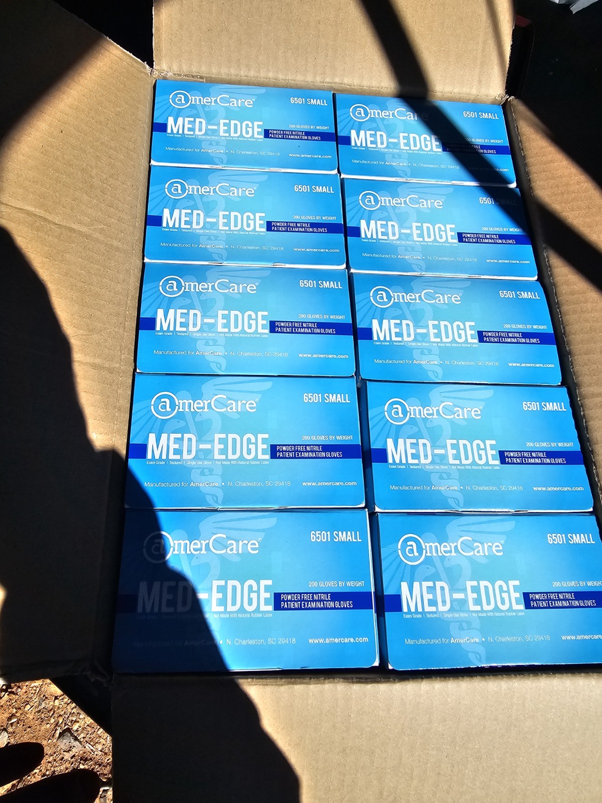 Powder Free Nitrile Medical Exam Gloves – Pack of 200, Size SMALL