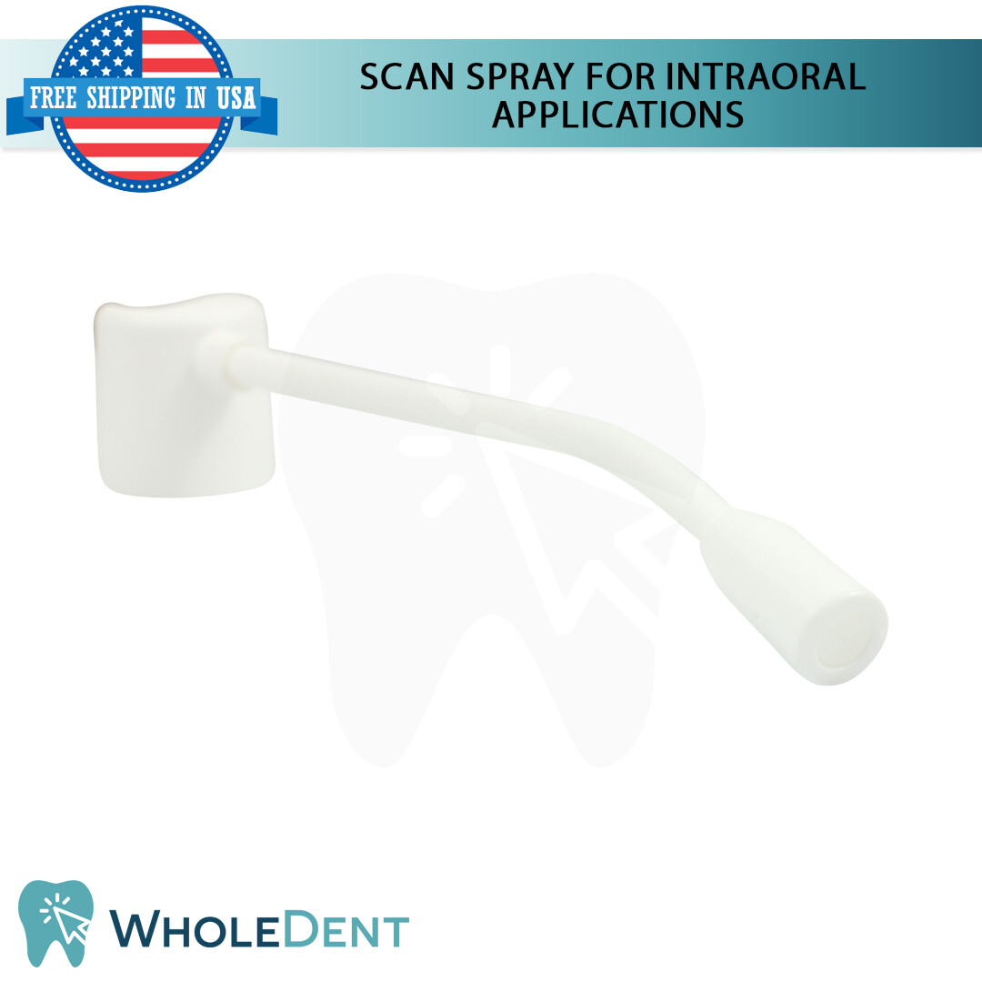 Intraoral CAD CAM Scan Spray For Dental Scanner Restorations Lab Digital 3D 75ml