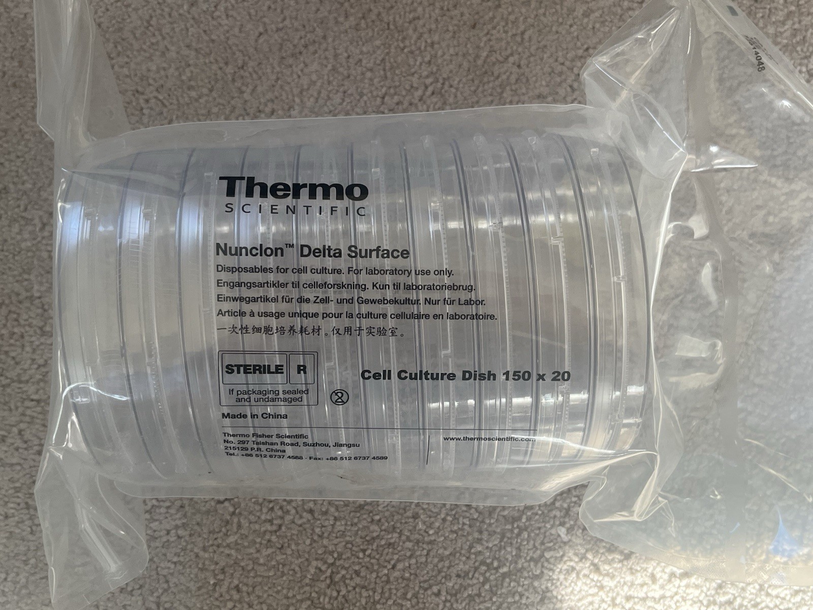 10 Pk Cell Culture/ Petri Dishes – Nunc Easydish 100mm, Sterile, Thermo Science