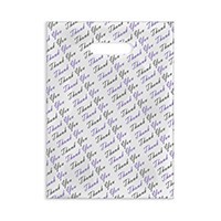 Specialty Scatter Bags Purple/Black Thank You, 7.5″ x 10″, 100/Pkg.
