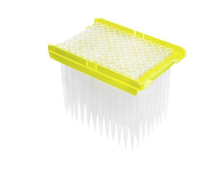 (864) TECAN 1000uL Standard Clear Hanging Filter Pipet Tips for Air LiHa FCA ADP