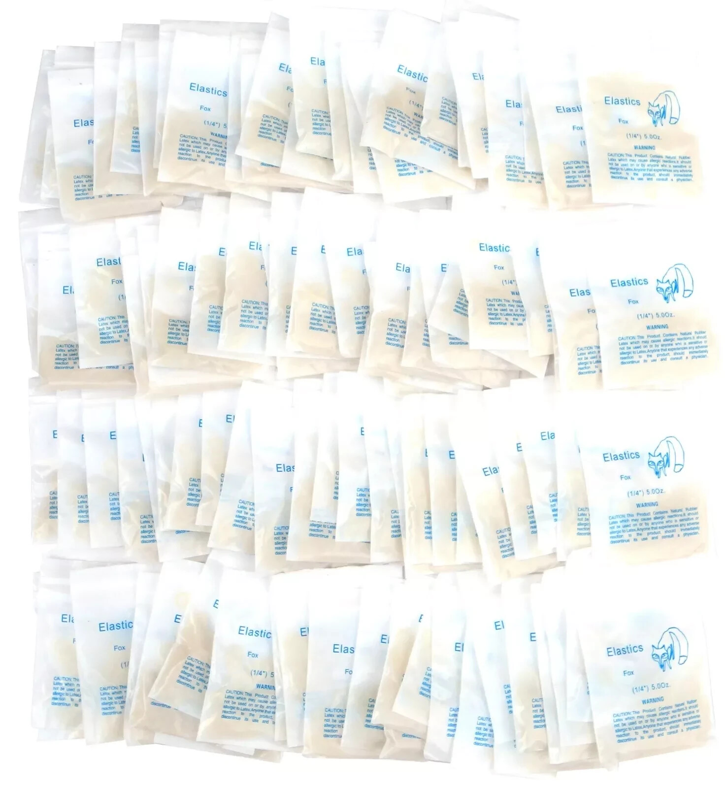 Dental Latex Rubber Bands 100 Packs 1/4″ Orthodontic Medium Force Elastics New