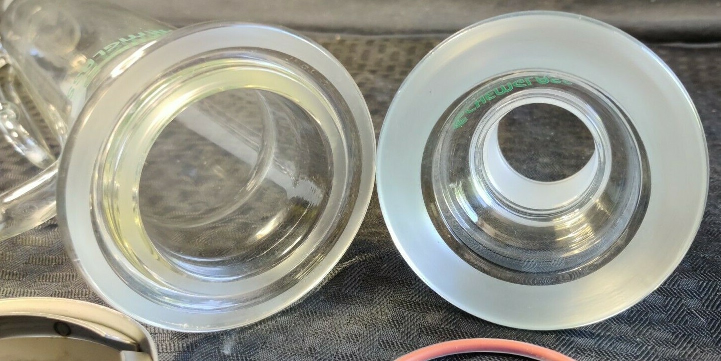Chemglass 500mL Soxhlet Solvent Extractor, Complete w/ 60mm Schott Flange 45/50