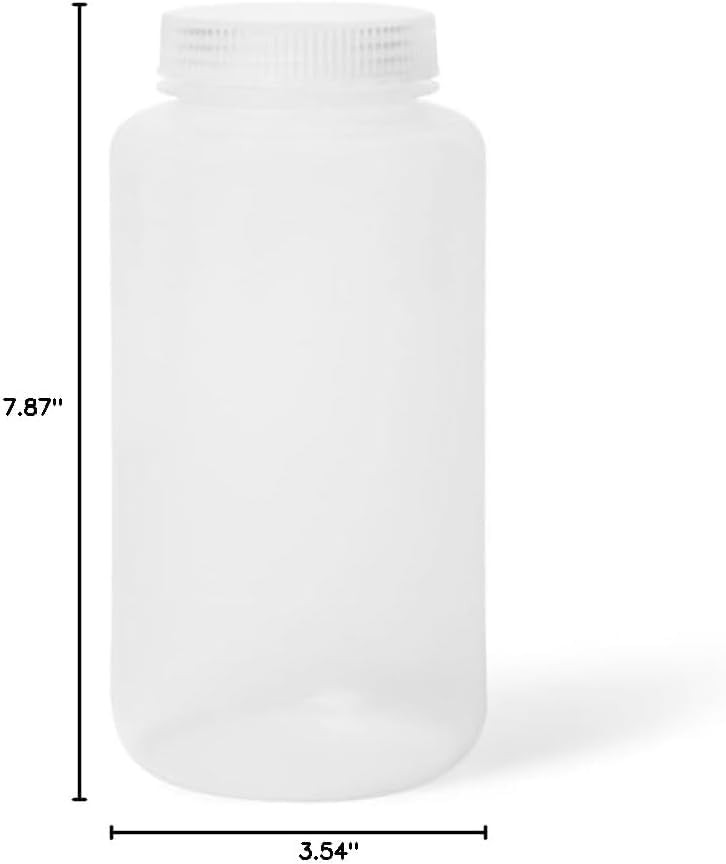 United Scientific™ Reagent Bottle, Polypropylene 32 oz (Pack of 1), Clear