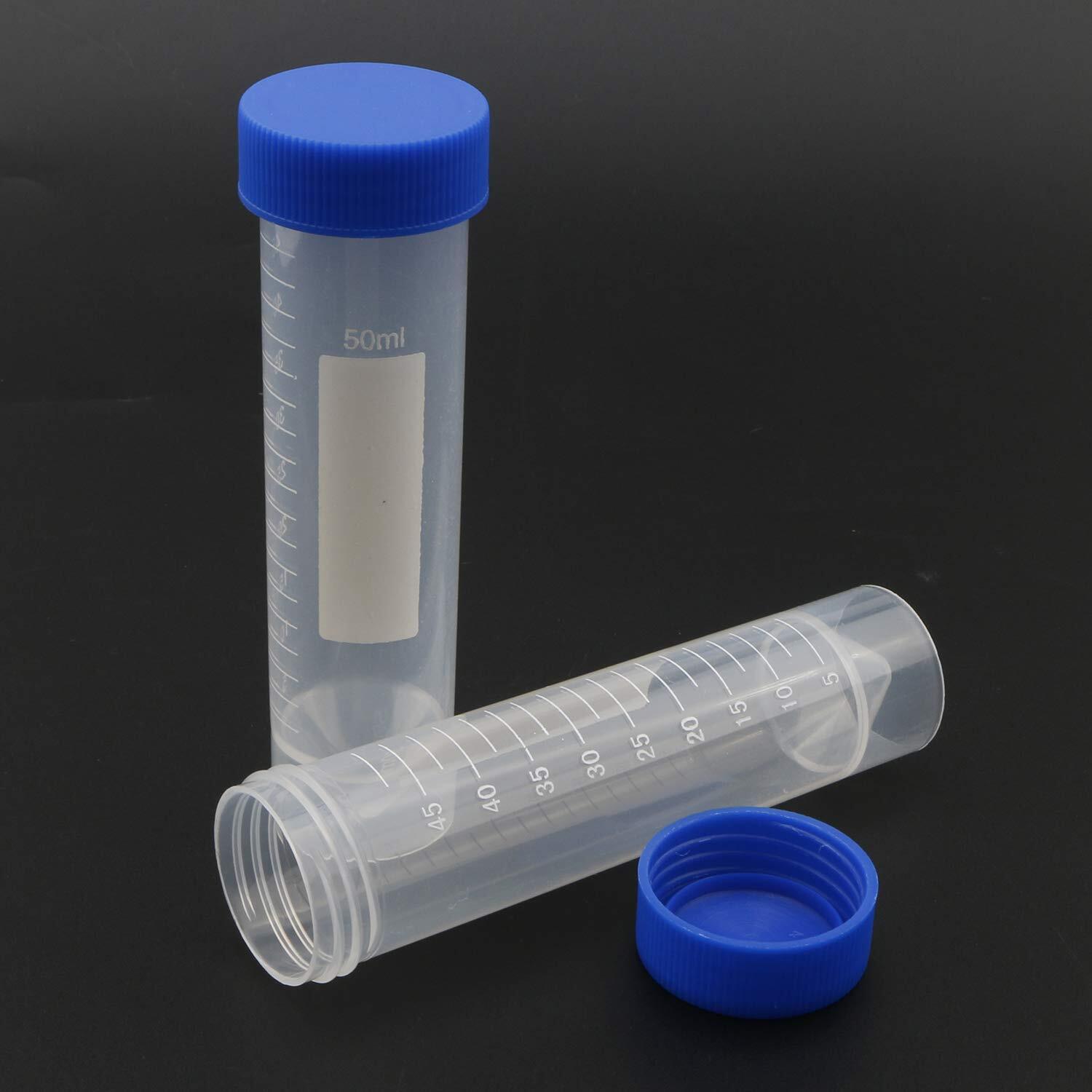 50ml Polypropylene Screw Top Self Standing Base Centrifuge Tube with Graduated