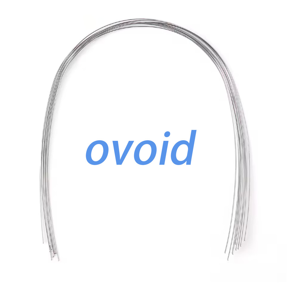 Dental Orthodontic Stainless Steel Wire Rectangular Arch Wires Ovoid 10pcs/pack