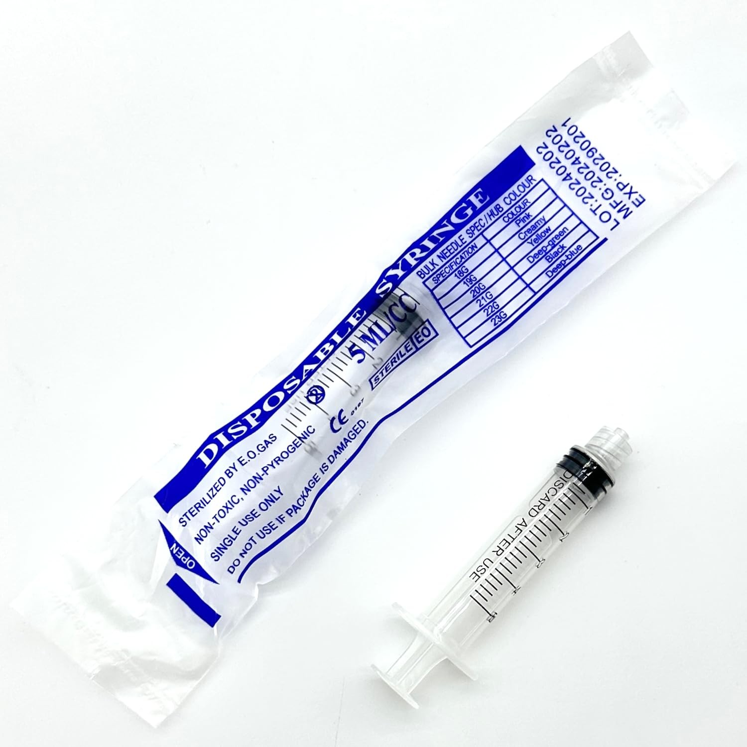 1mL Luer Slip Tip Syringes (No Needle) – 100-Count Bagged, Sterile & Individuall