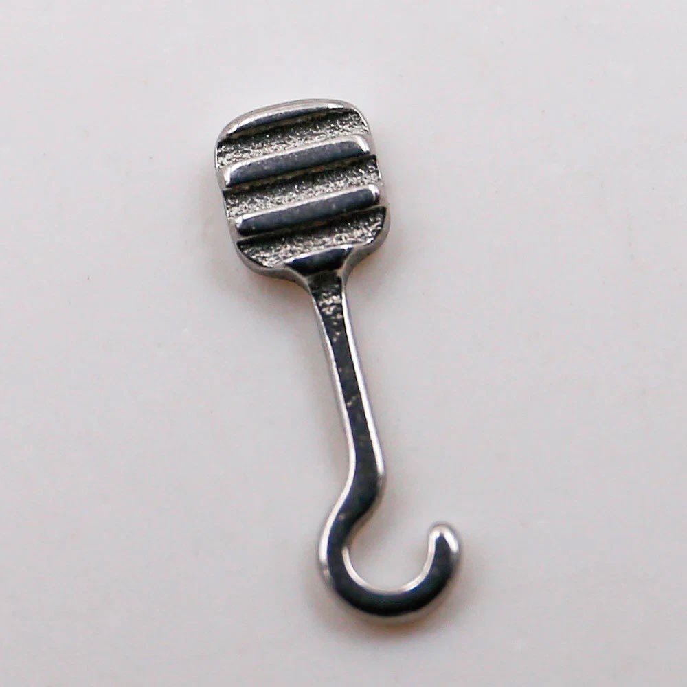 Dental Orthodontic Bondable Sliding Crimpable Hook Long Curved 10Pcs/pack