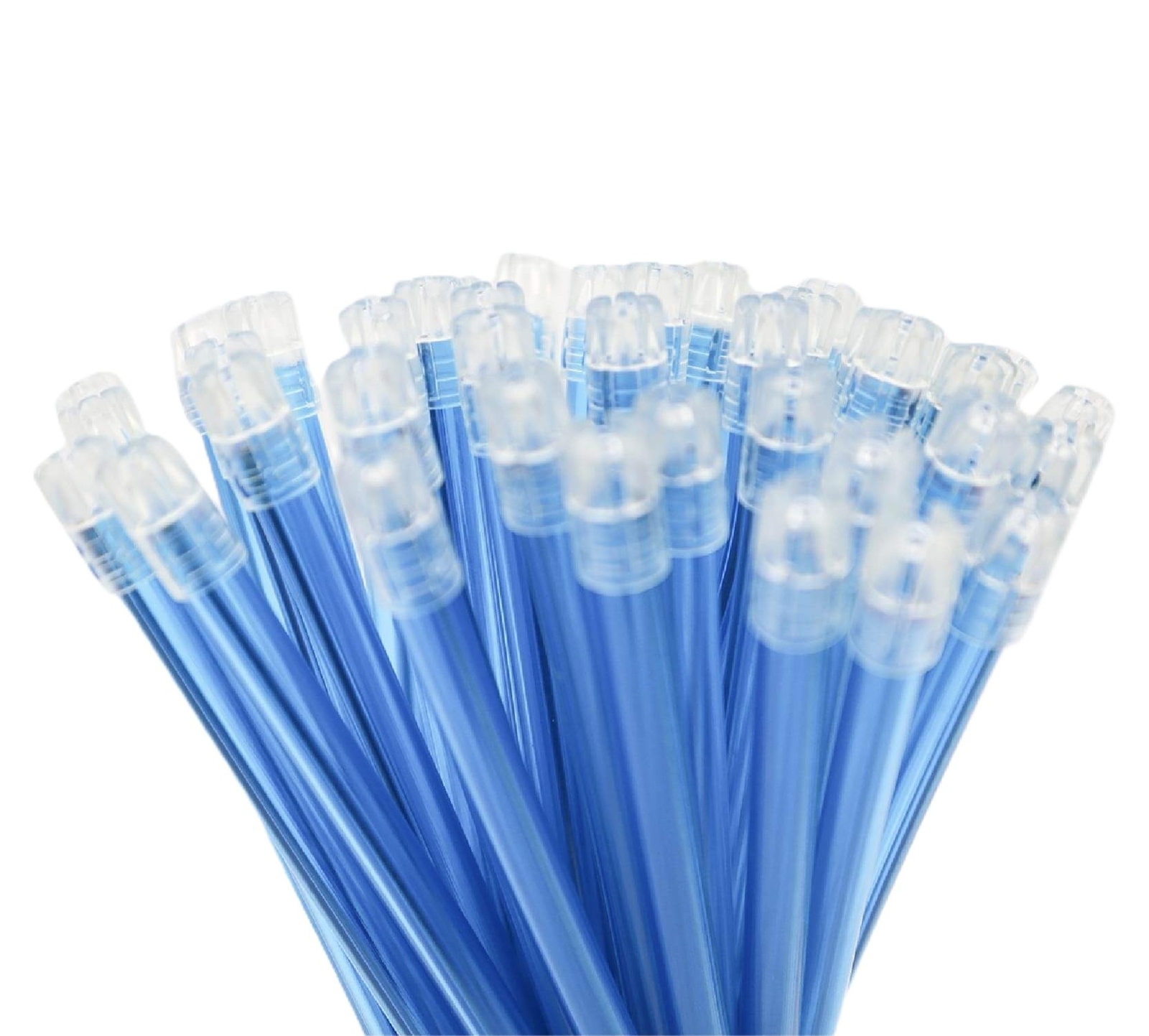 RMH3 Dental Saliva Ejectors, Blue/Clear, With Wire Enforced Tube. Bag of 100