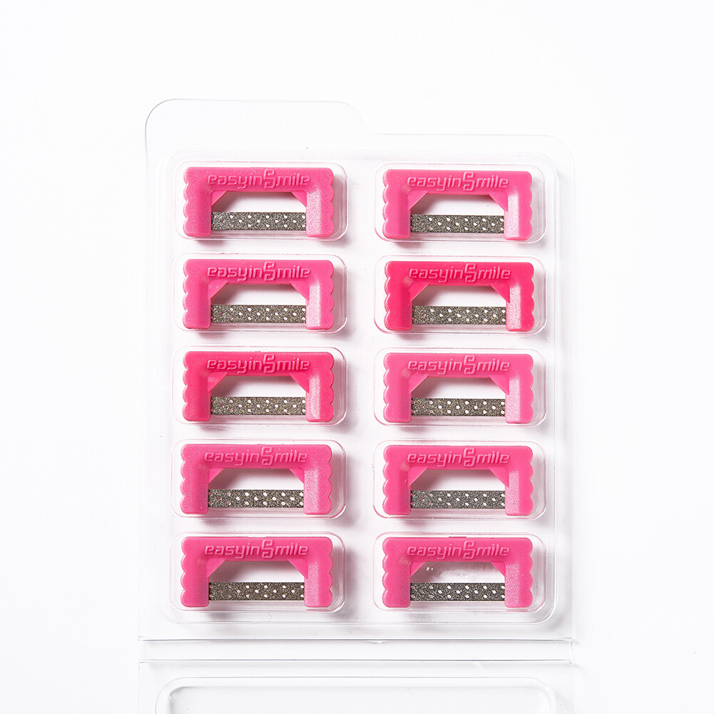 10Pcs Dental Orthodontic IPR Strips Saws Interproximal Reduction Finishing Strip
