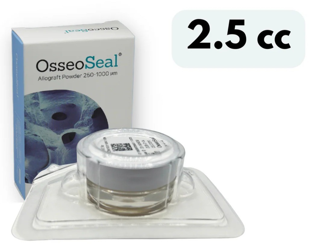 OsseoSeal Allograft Cortical/Cancellous Powder (50/50) 2.5 cc, Freeze-Dried Bone
