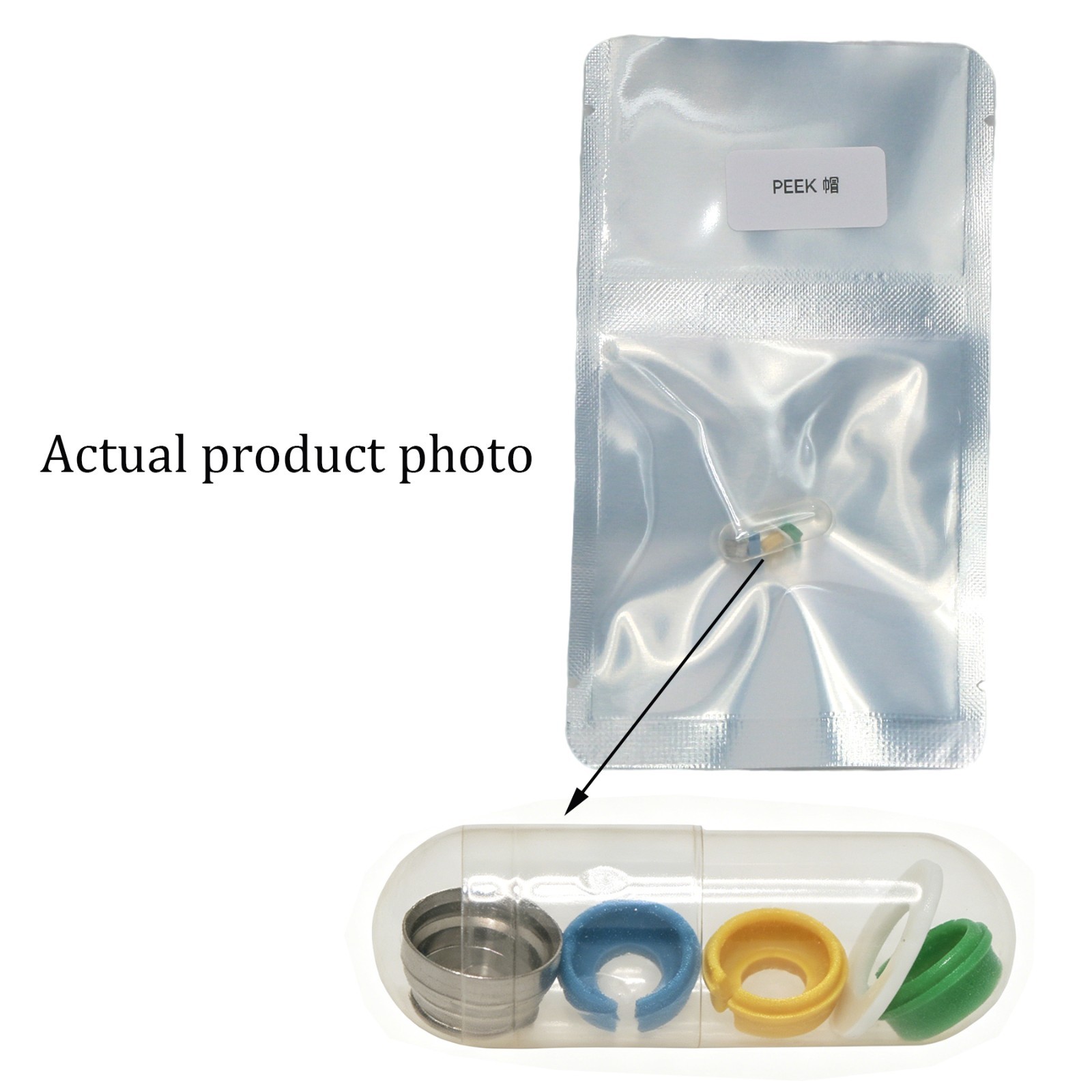 Dental Locator/Novaloc Peek Male Cap Assembly Processing Retention Insert Tool