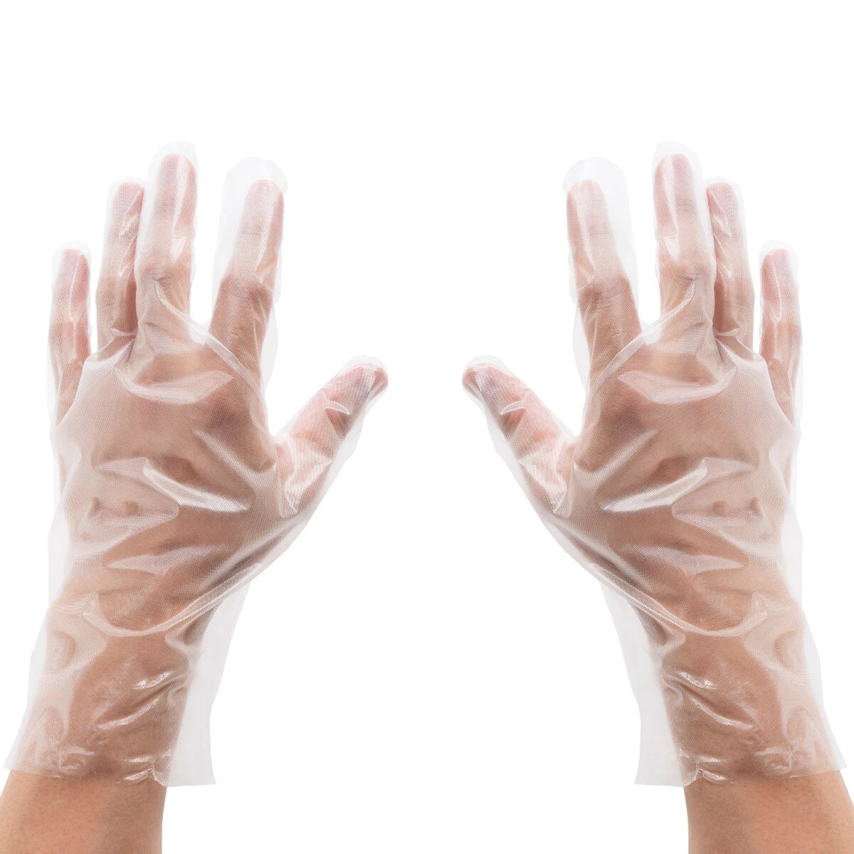 100Pcs Disposable Gloves Transparent Disposable Plastic Gloves Food Grade Kitche