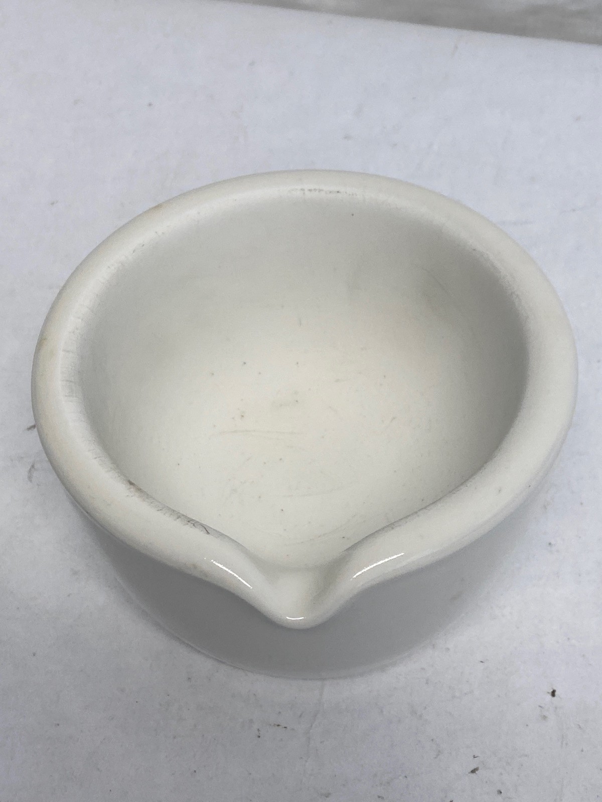 COORS COORSTEK 400mL Glazed Porcelain Mortar & Pestle 133mm OD x 92mm H 60322