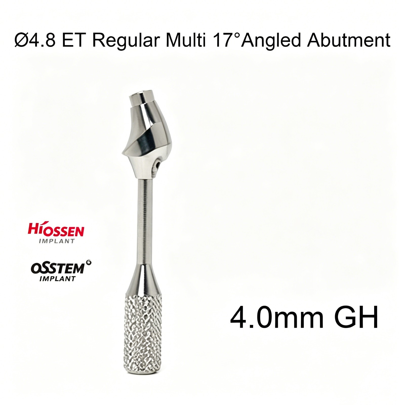 Dental 17° Angled Multi Unit Abutment 4.8mm MU for Hiossen Hex Standard Regular