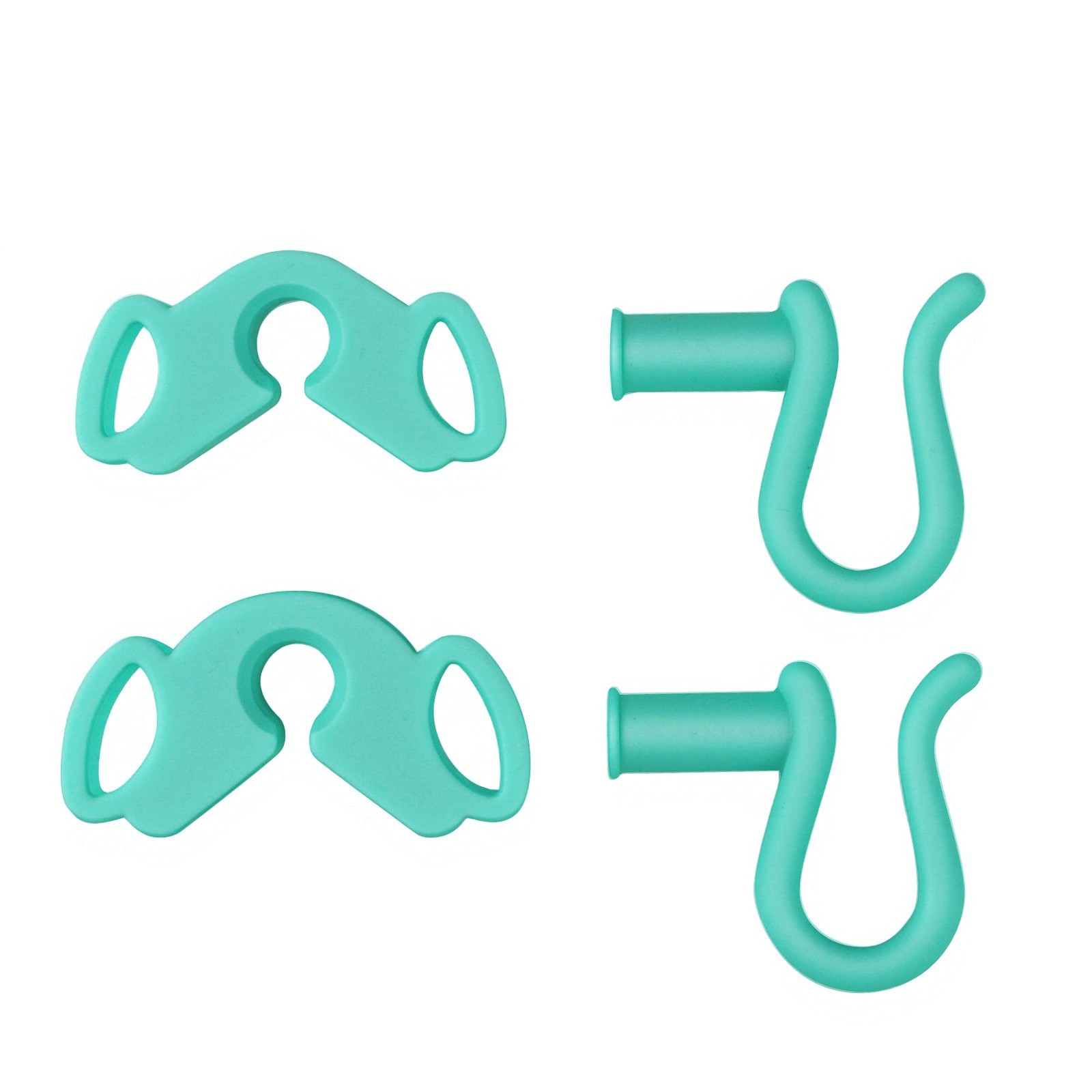 1Set Dental Mouth Prop Opener Retractor Soft Silicone Bite Blocks Occlusal Pad