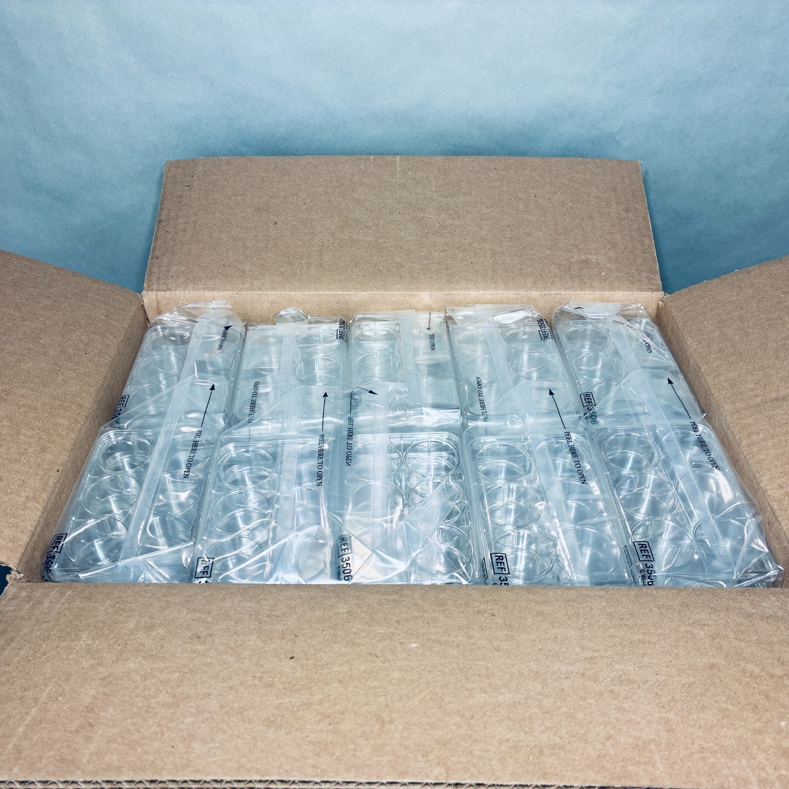 Corning 3506 Cell Culture Plate 6-Well TC Treated Case of 100 Plates