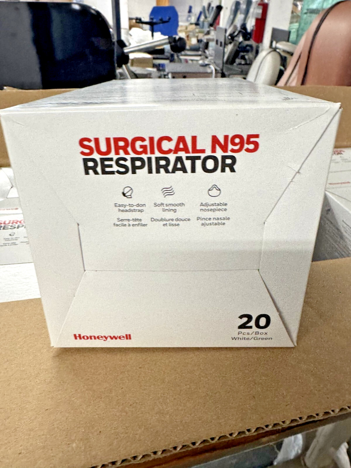 HONEYWELL SURGICAL N95 RESPIRATOR, SAFETY NIOSH-APPROVED,( CASE WITH 200 MASKS)