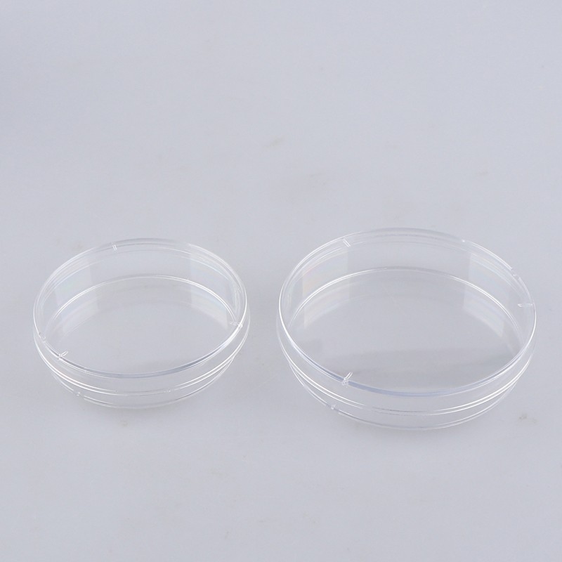 10Pcs/Set Polystyrene Sterile Petri Dishes Bacteria Culture Dish for Laborato-NN