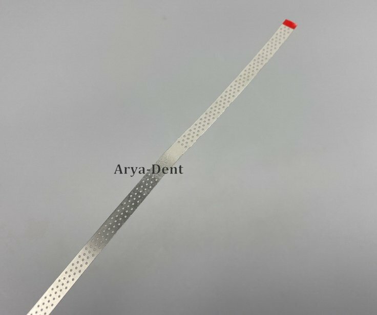 Dental Metal Polishing Stick Polish Strips Single Side Diamond Sanding w holes