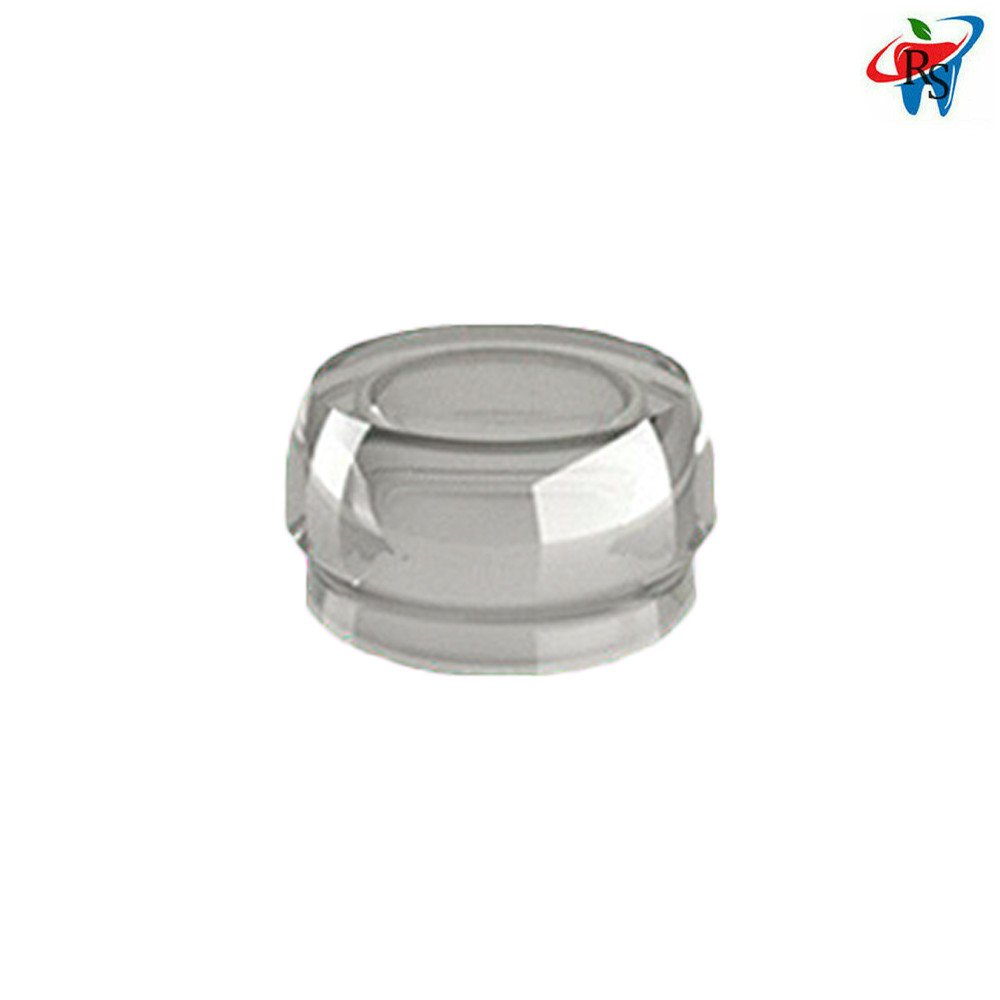 10pcs Dental Clear Silicone Caps Standard Retention 1800gr For Loc In Attachment