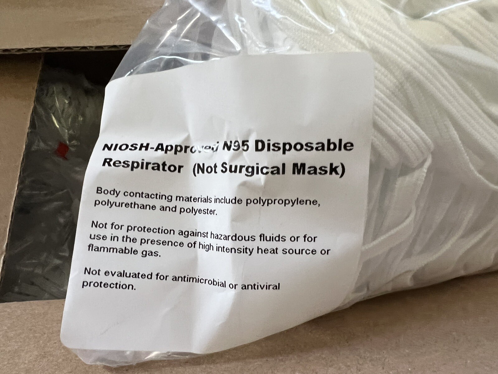 Honeywell N95 NIOSH Face Masks CASE of 200 Particulate Respirators DC300N95 NEW