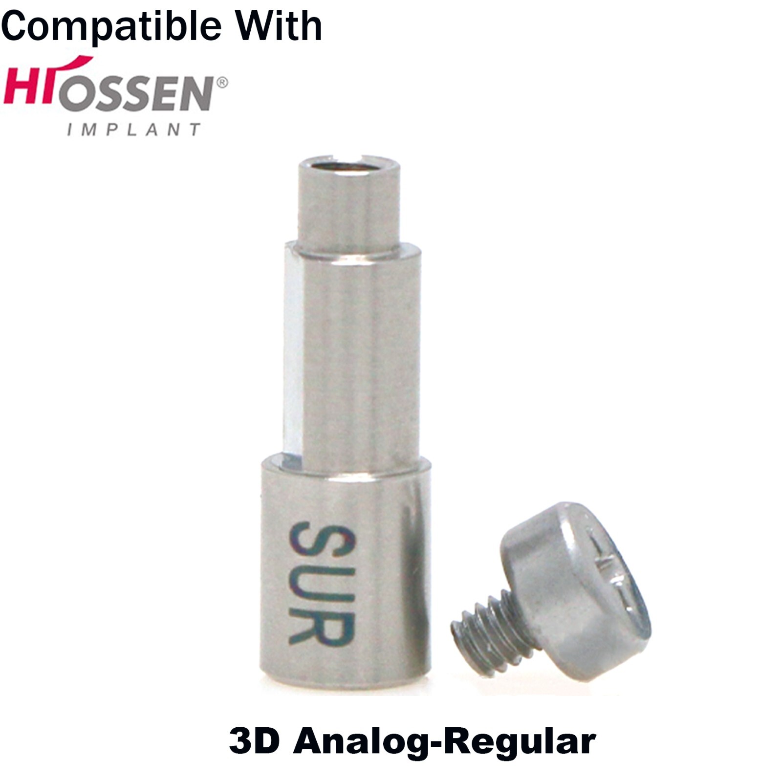 Dental 3D Analog Implant Scan Body Mini/Regular fits Osstem Hiossen ET ll lll lV