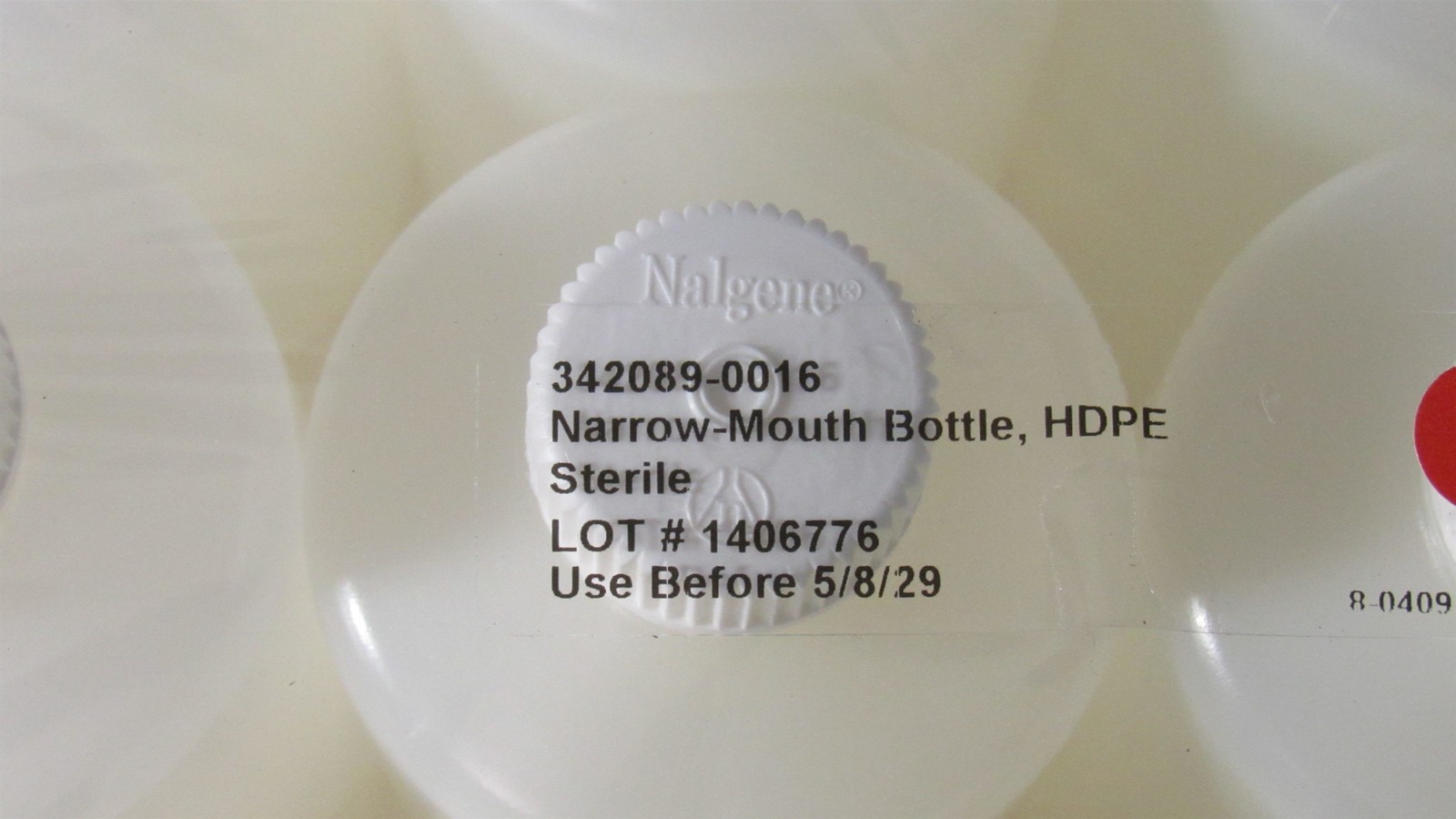 * 20-Pack New Thermo 342089-0016 Narrow-Mouth 500mL HDPE Sterile Bottles w/ Cap