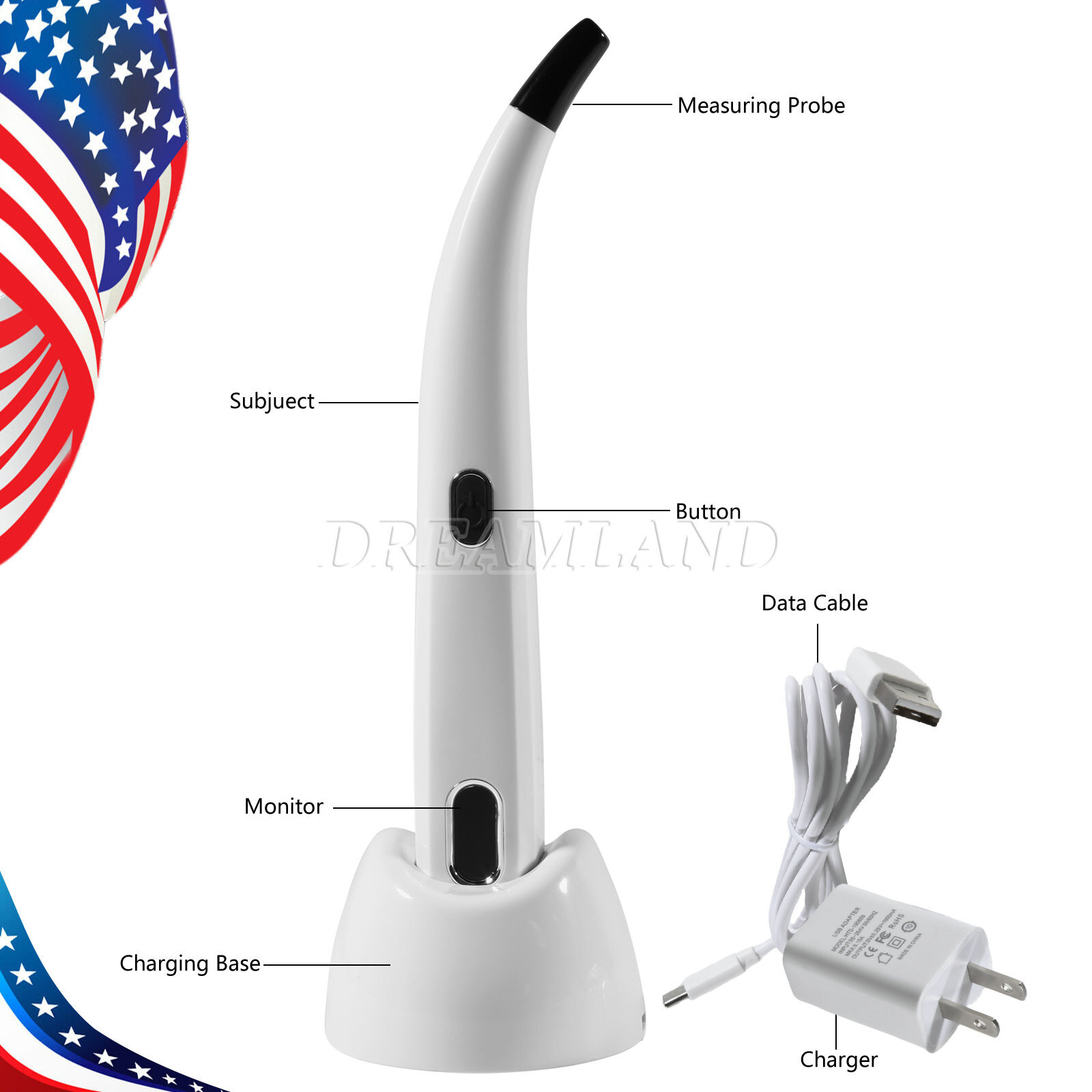 Dental Monitor Osseointegration RFA Inplant Stability Test Unit ISQ USA