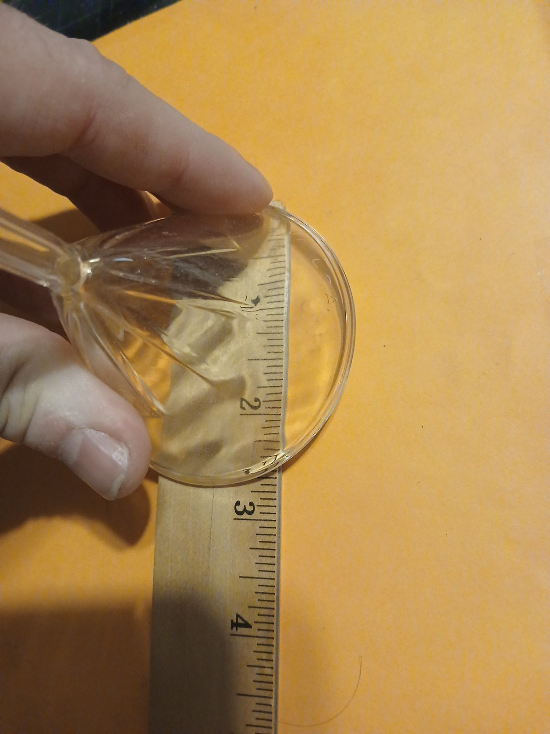Pyrex Glass 60° Angle Fluted Filling Funnel, Long Stem, 65mm ID, Lab Glassware