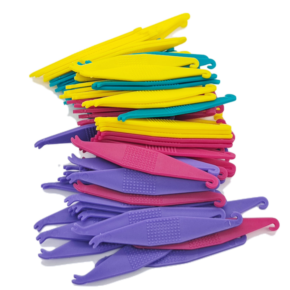 200Pcs Dental Orthodontic Elastic Rubber Band Pick Placer Plackers Assorted
