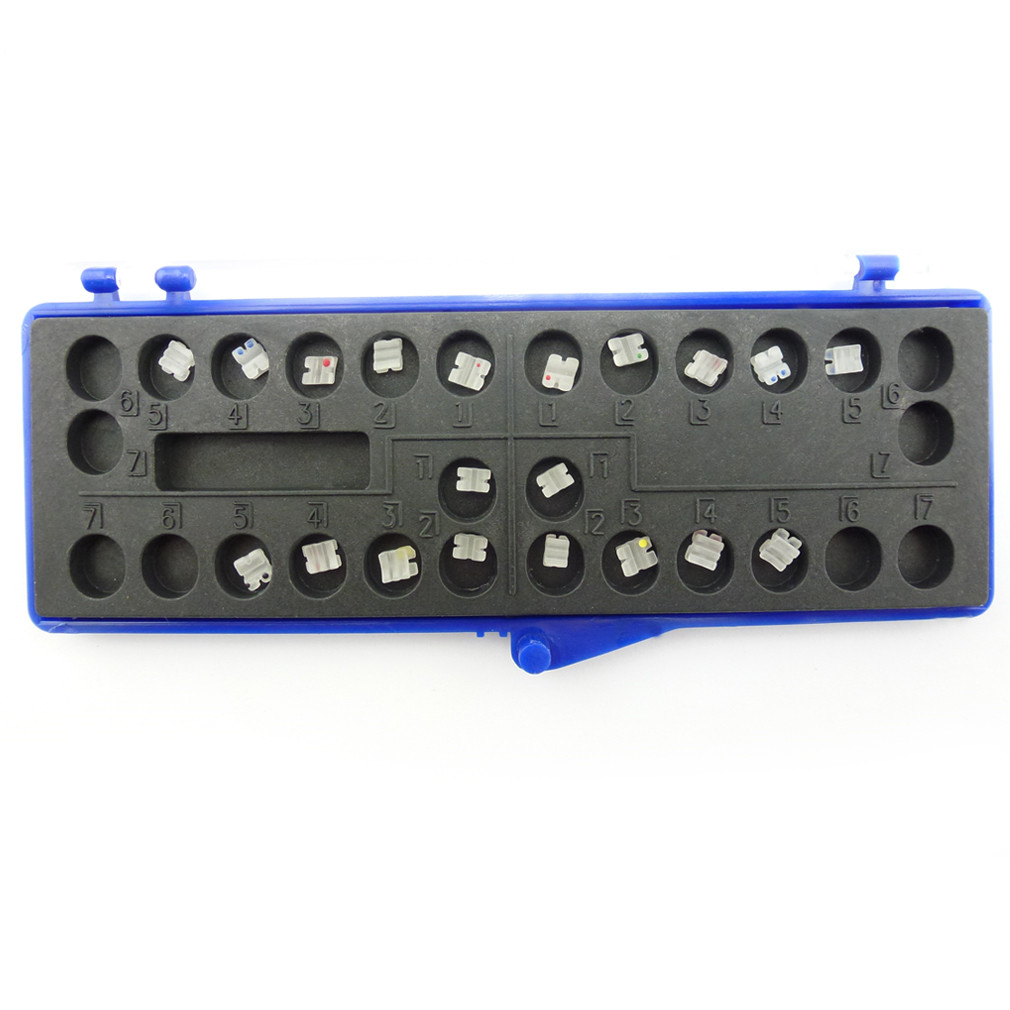5XDental Orthodontic Ceramic MINI Brackets Clear Braces Roth MBT 018 022” 3/345