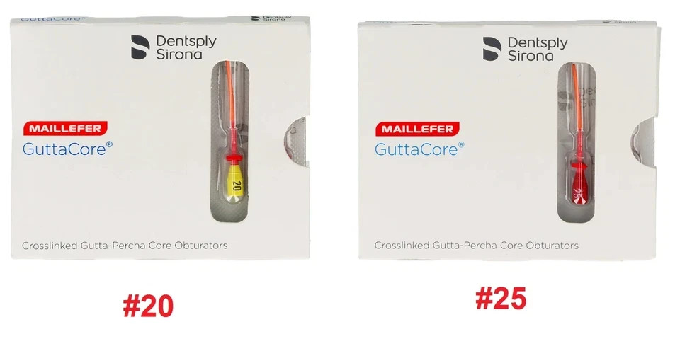 GuttaCore Obturators Size #25/#20 Pack Of 30 Obturators Tulsa Dental (Free Ship)