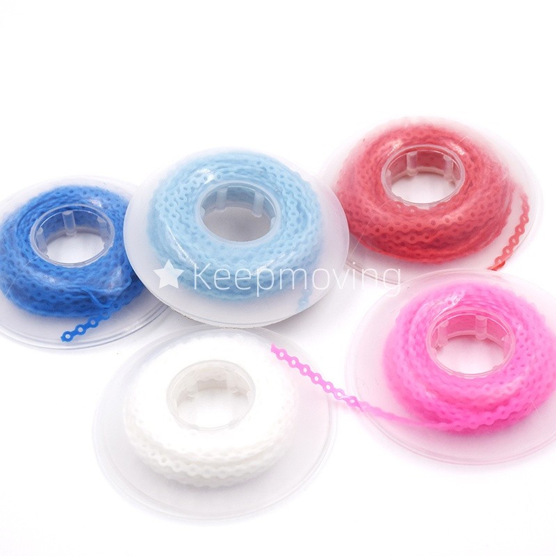 Dental Ortho Elastic Ultra Power Chain Rubber Braces Bands Long/Short/Continuous