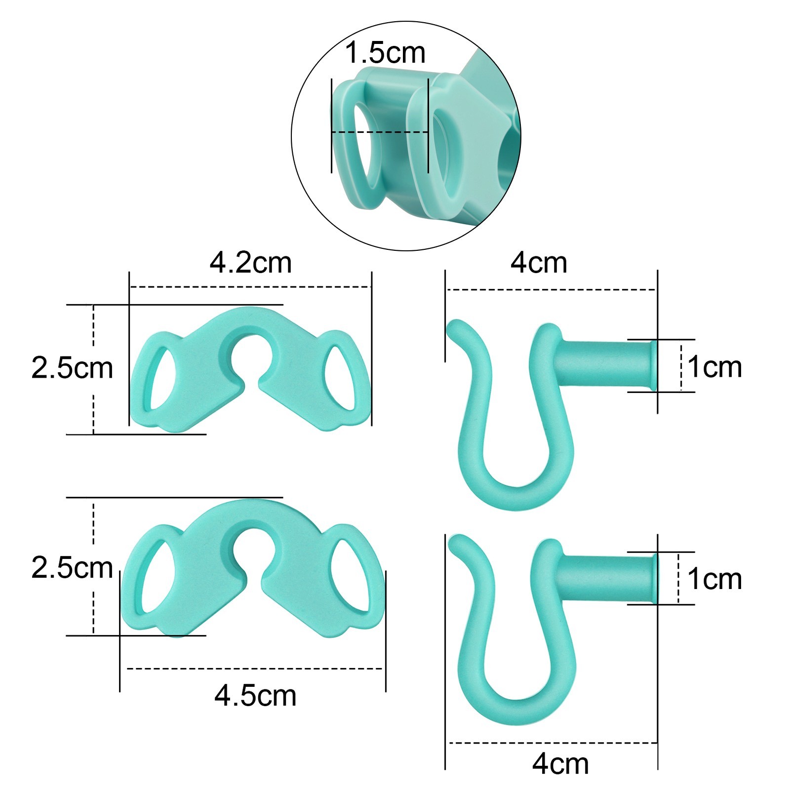 1Set Dental Mouth Prop Opener Retractor Soft Silicone Bite Blocks Occlusal Pad