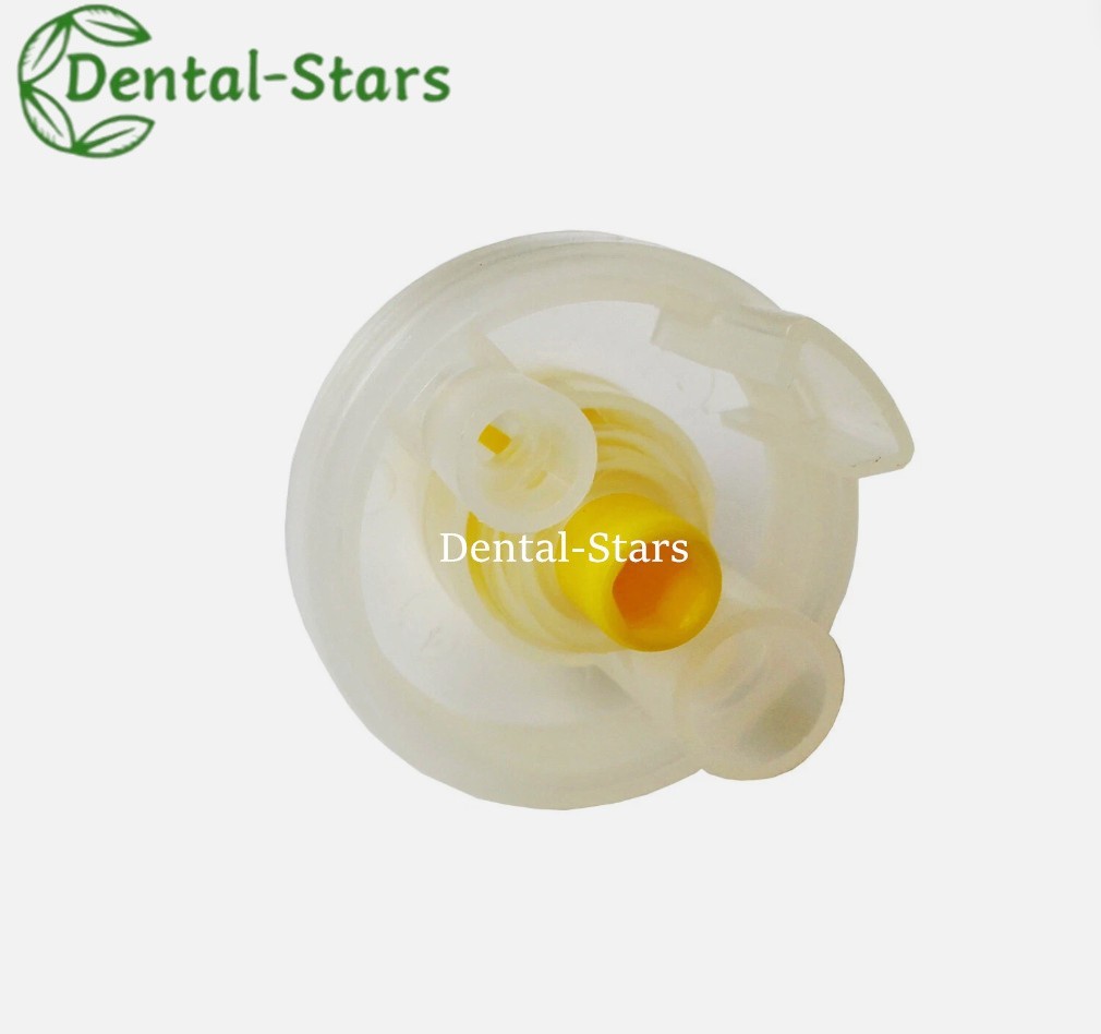50/1000Pcs Dental Dynamic Mixing Tips for Impression Material Yellow Tips 5:1