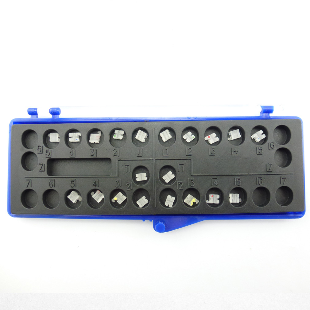 5XDental Orthodontic Ceramic MINI Brackets Clear Braces Roth MBT 018 022” 3/345