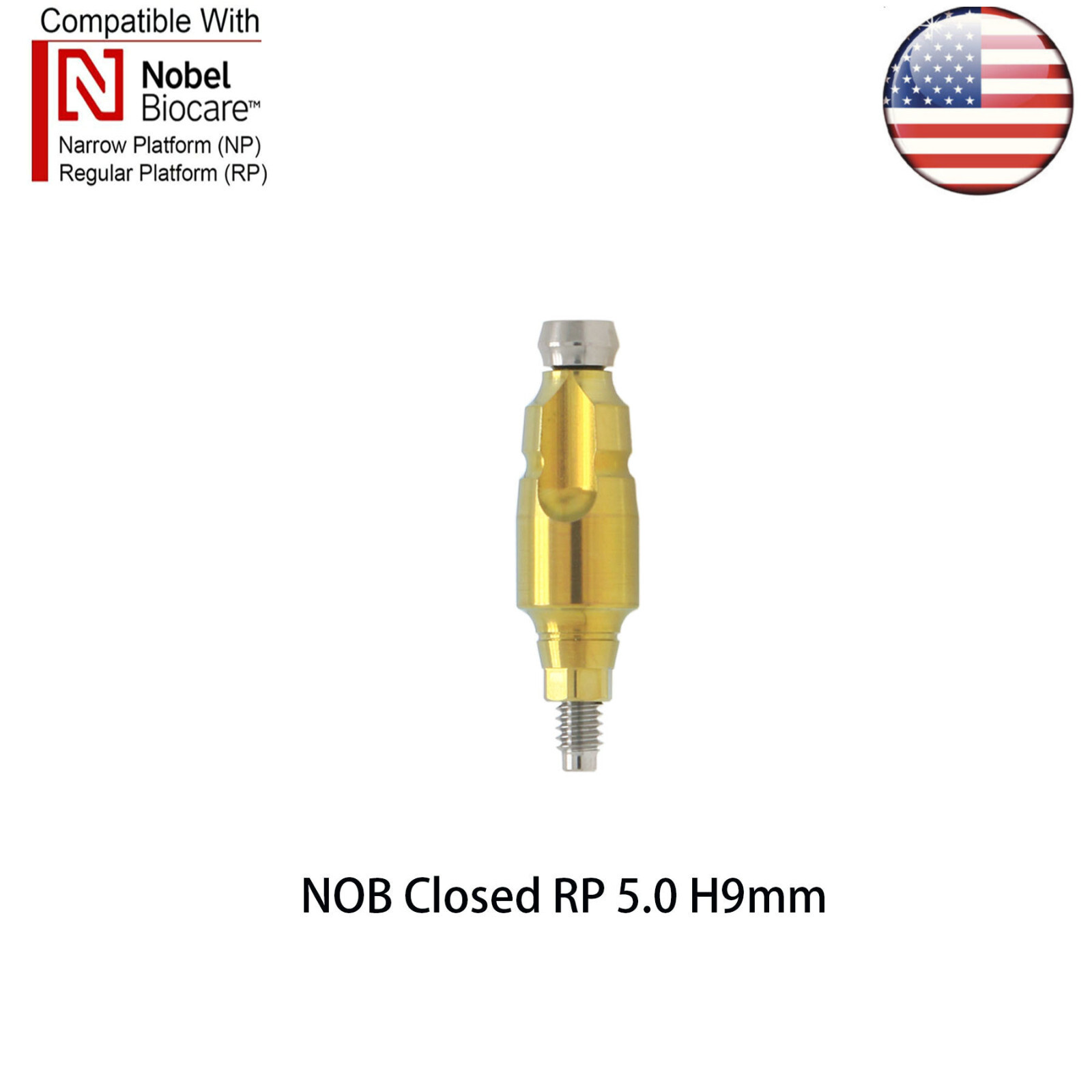 Dental Nobel Impression Coping Open/Colse Tray Conical Connection NP/RP Ø3.6/5.0