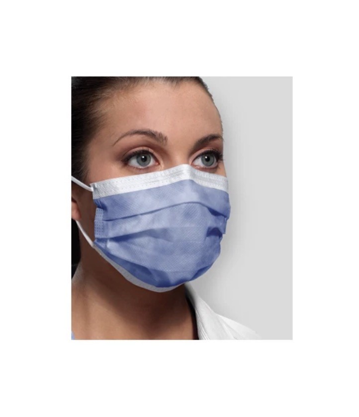 Crosstex ASTM Level 1 3-Ply Earloop Face Masks Case 2000 Ct PPE (4 Cartons) USA