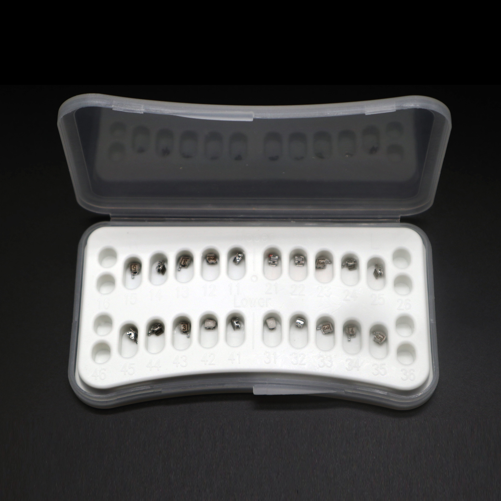 Orthodontic Metal Self-Ligating Brackets Dental MIM Braces ROTH/MBT .022 345Hook