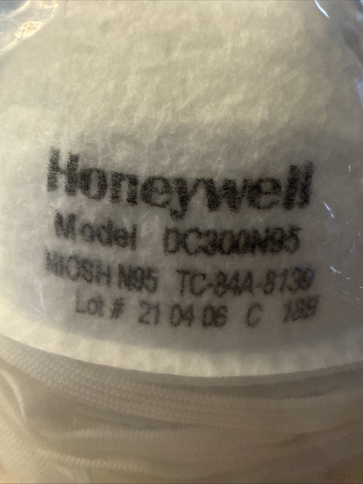 20 Pack Honeywell DC300N95 Respirator Particulate Masks N95 NIOSH Approved