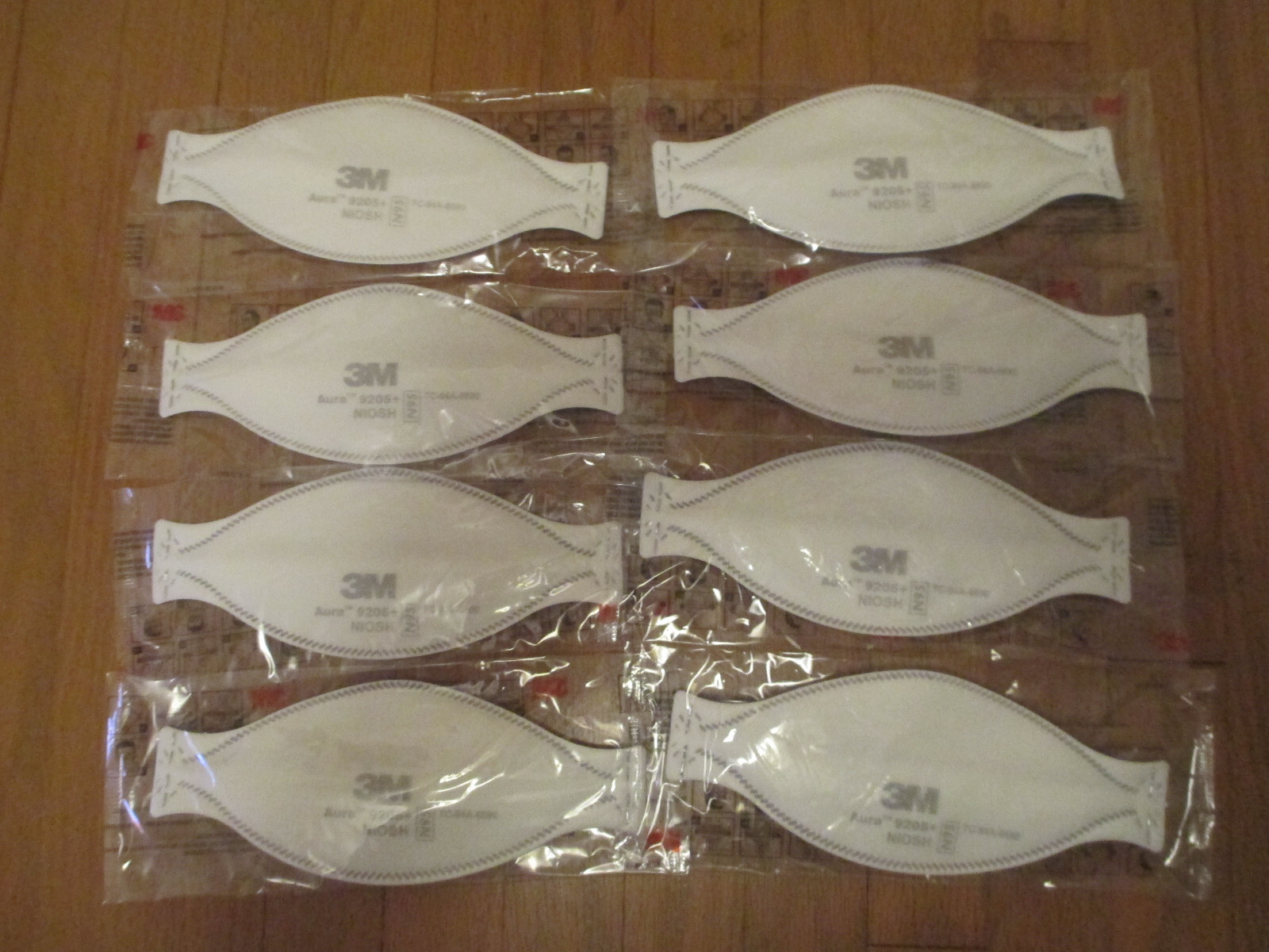 [ 8 PACK ] 3M AURA 1870+ N95 PARTICULATE RESPIRATOR SURGICAL FACE MASK NIOSH LOT