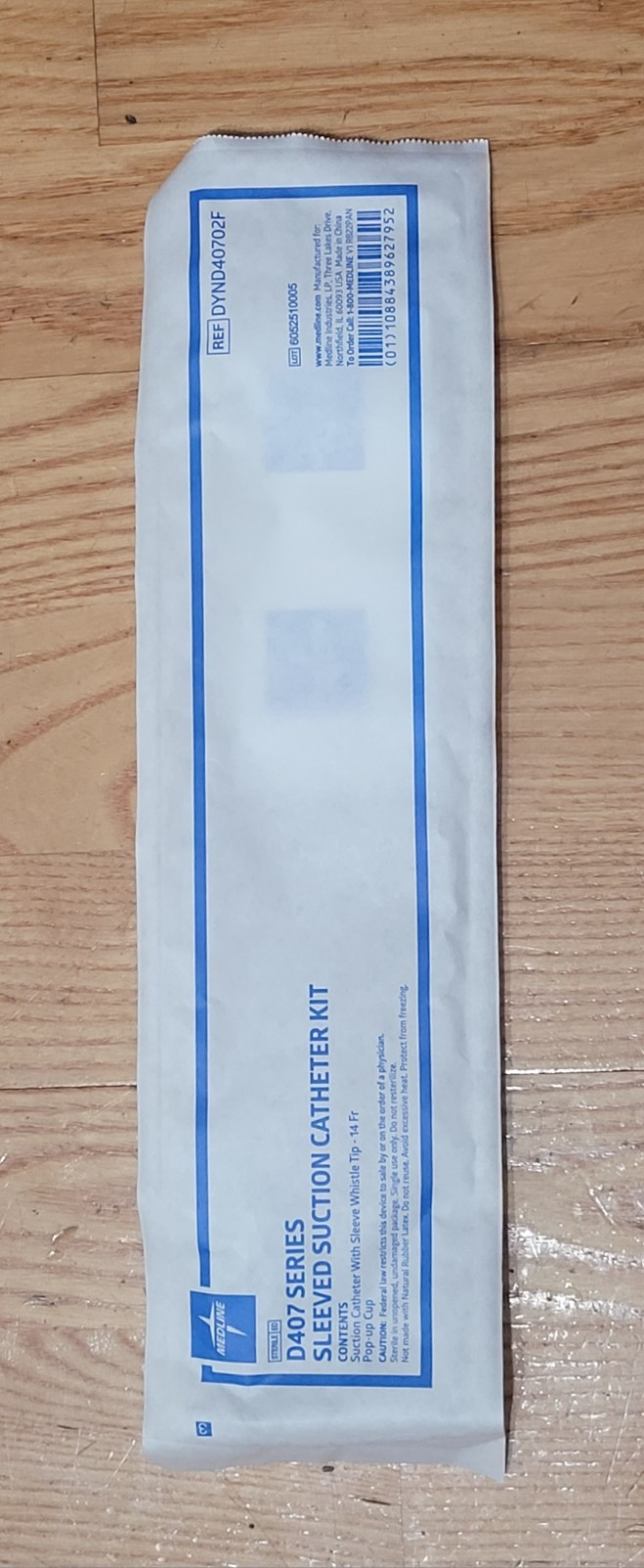 Medline D407 Series Sleeved Suction Catheter Kit Anesthesiology DYND40702F