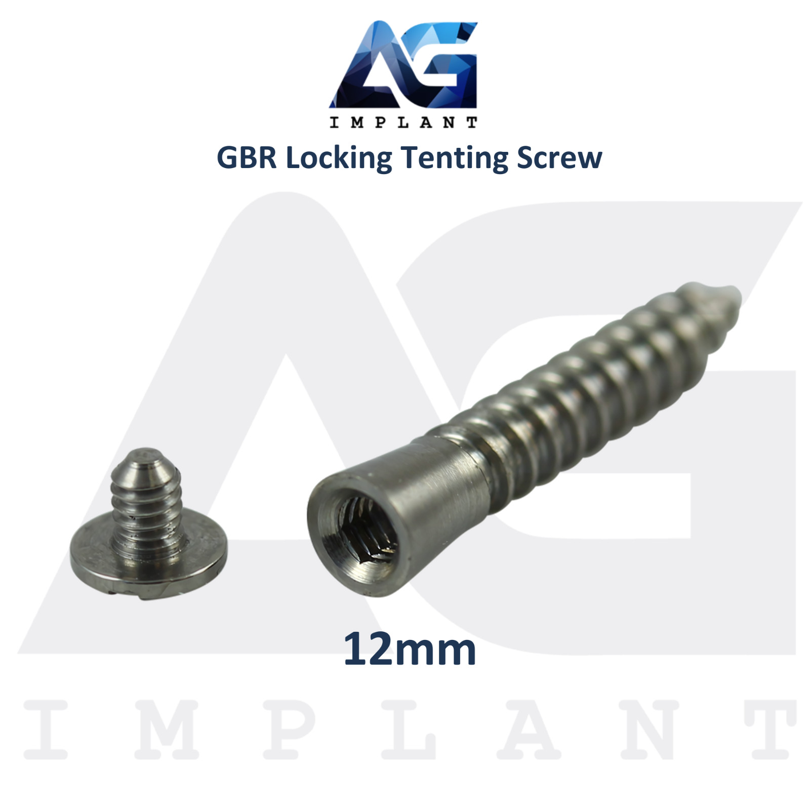 5 Dental Locking Tenting Screw Ø2.5mm GBR Membrane Titanium Fixation Sterile