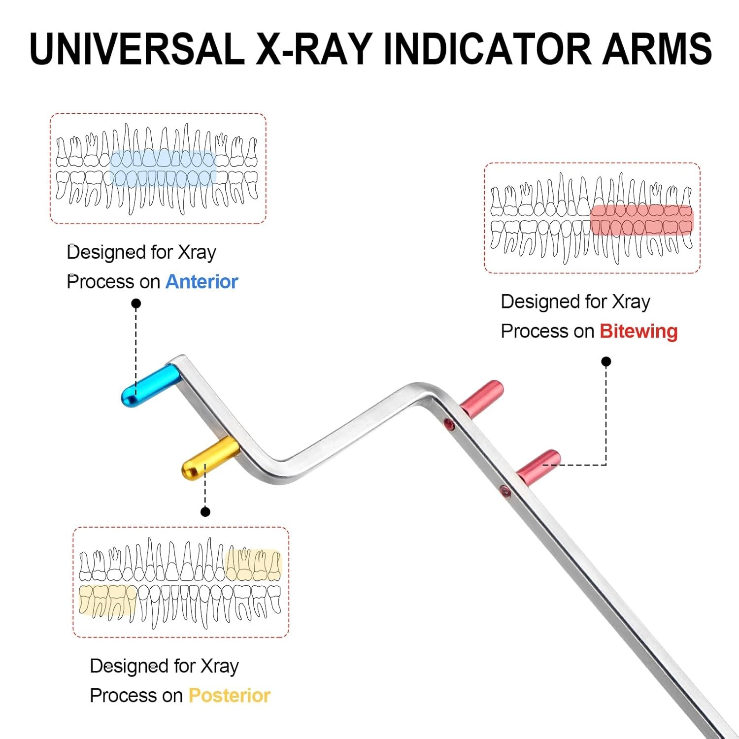 5x Dental X-Ray universal Arms Positioner Holder Digital Dental Sensor Holder