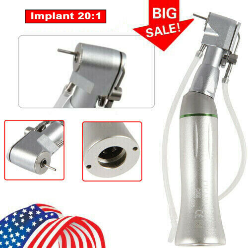 CICADA Dental 20:1 Reduction Implant Contra Angle Low Speed Handpiece Latch Type