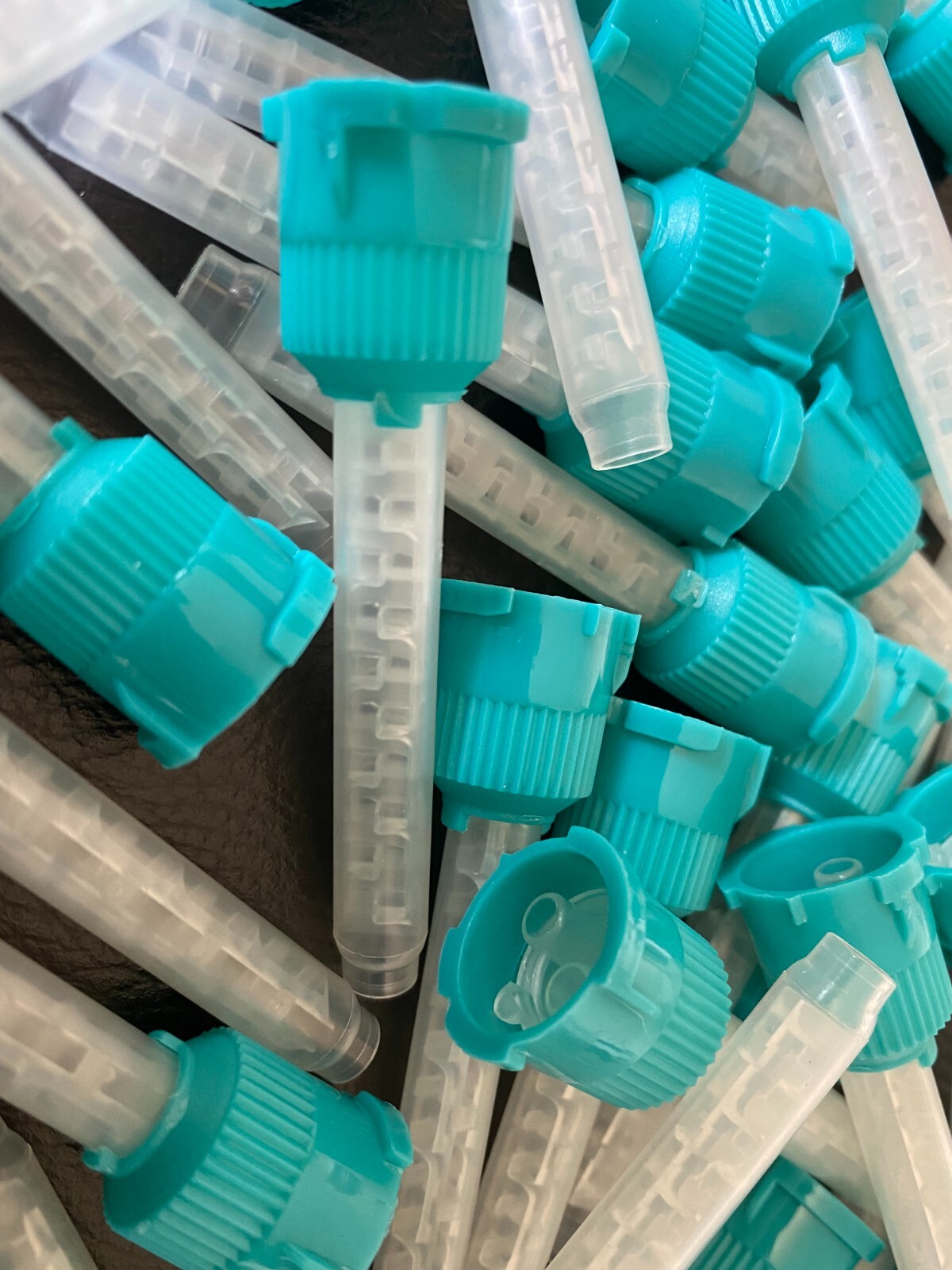Dental HP Blue /TEAL Mixing Tips T-style Tips 6.5 mm Impression Heavy Body 50/PK