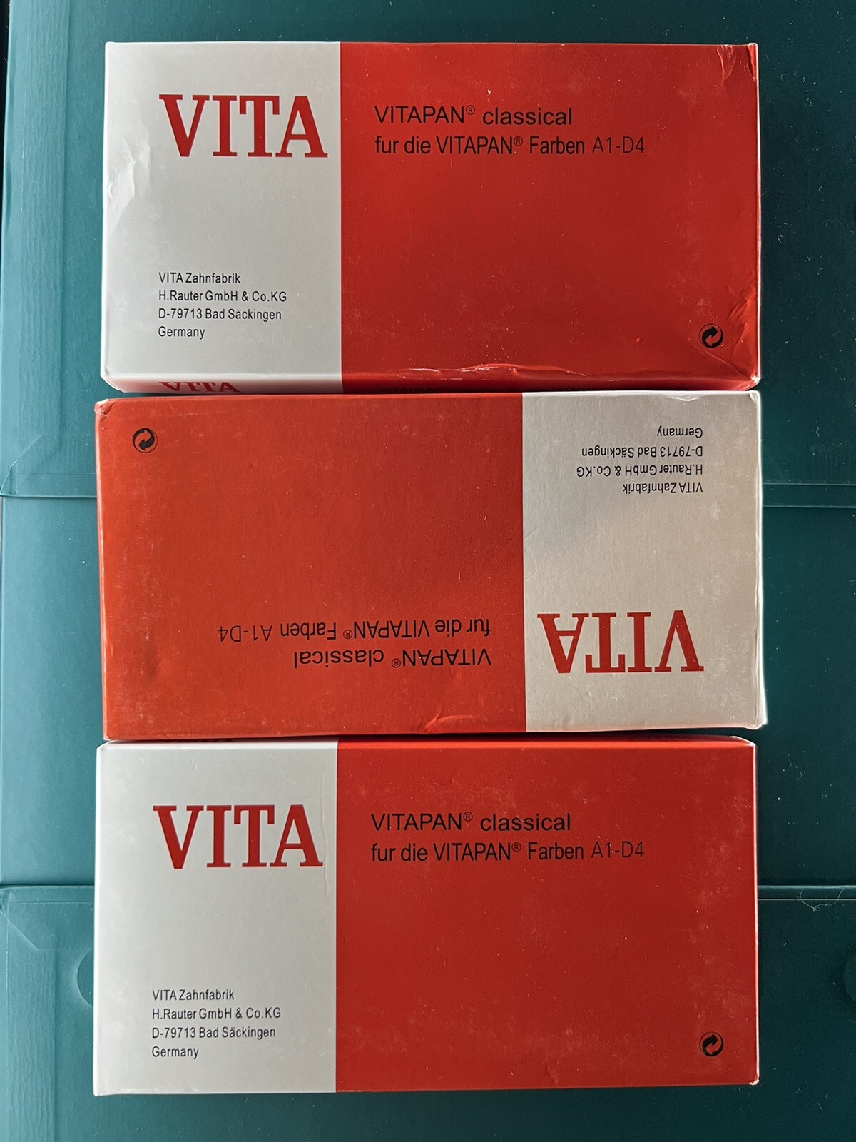Porcelain Shade Guide Classical 16 Colors VITA Classical / colorimetro dental