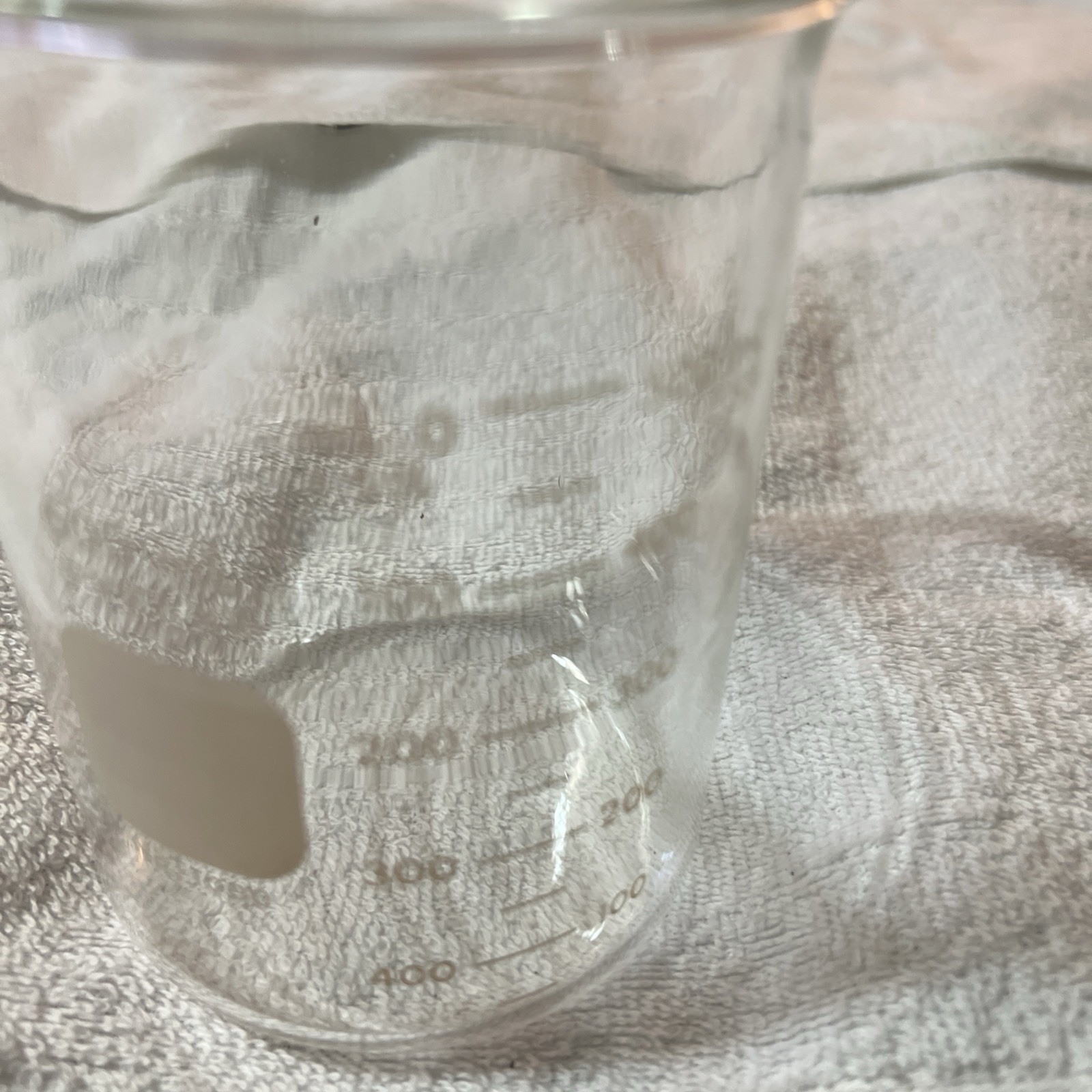 Corning PYREX Glass 600mL Double Graduated Low Form Griffin Beaker No. 1003 USA